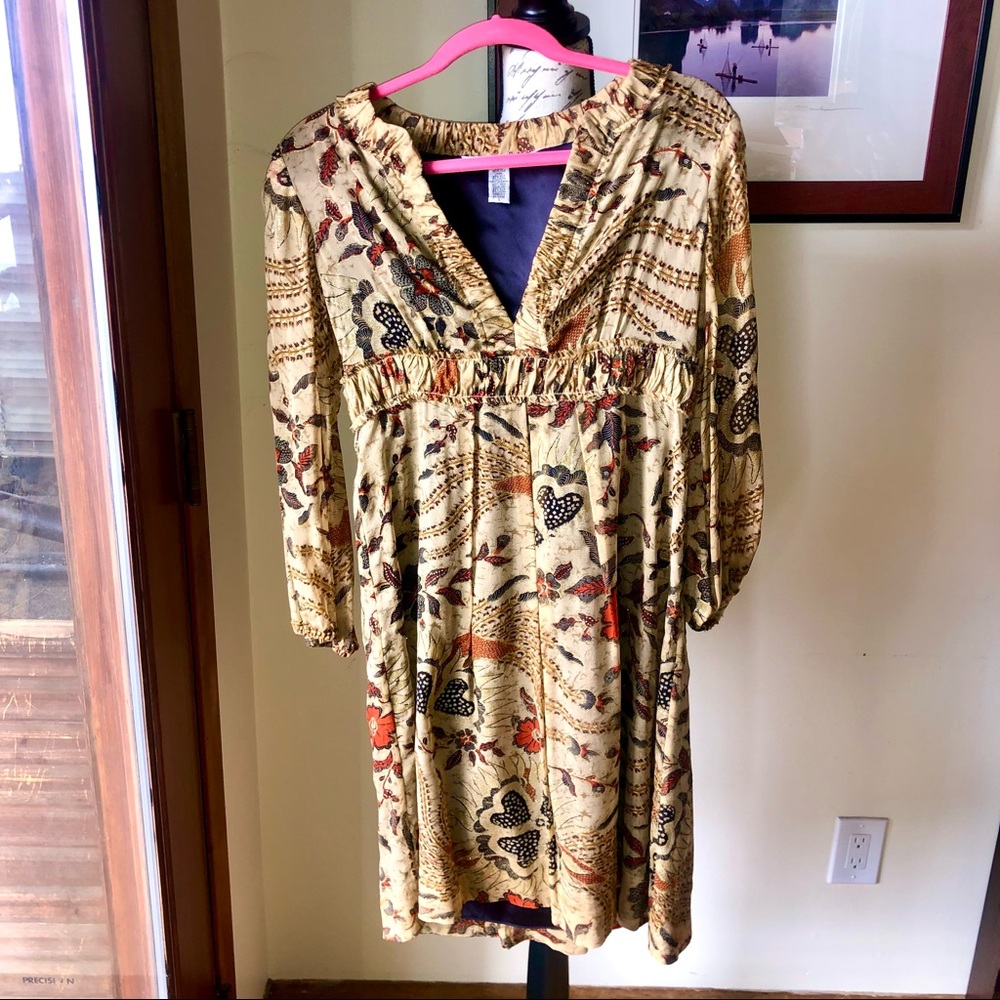 Diane Von Furstenberg shimmery silk Dress size 6